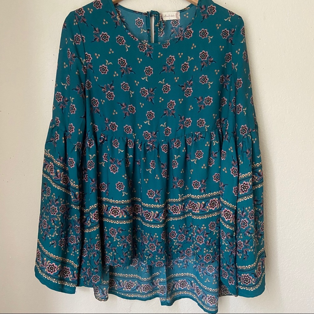 Altar’d State Bohemian Bell Sleeve Top
